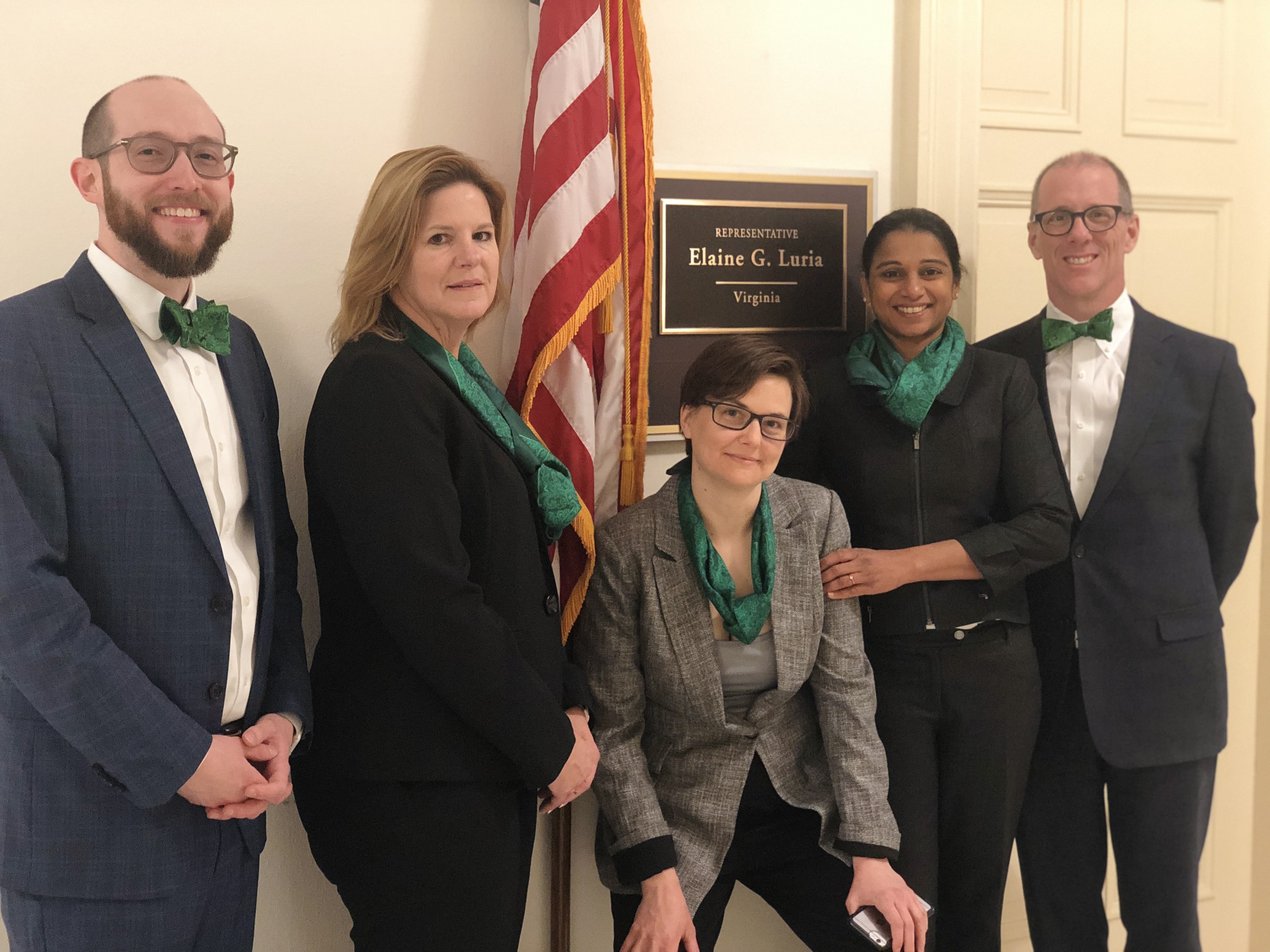 Dr. Legge - feaatured on the left. Others included in the photo are Dr. Gordon-Smith, Dr. Thagarajh, and Dr. Zukas